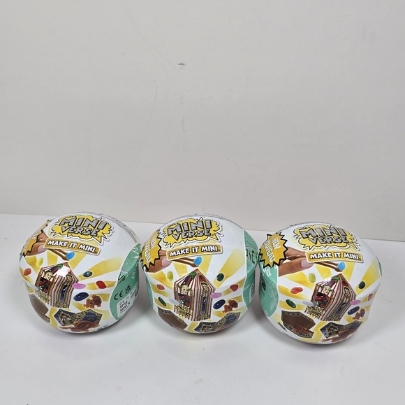 Harry Potter Mini Verse Make It Mini Surprise Balls Lot Of 3 Nwt - Picture 1 of 3